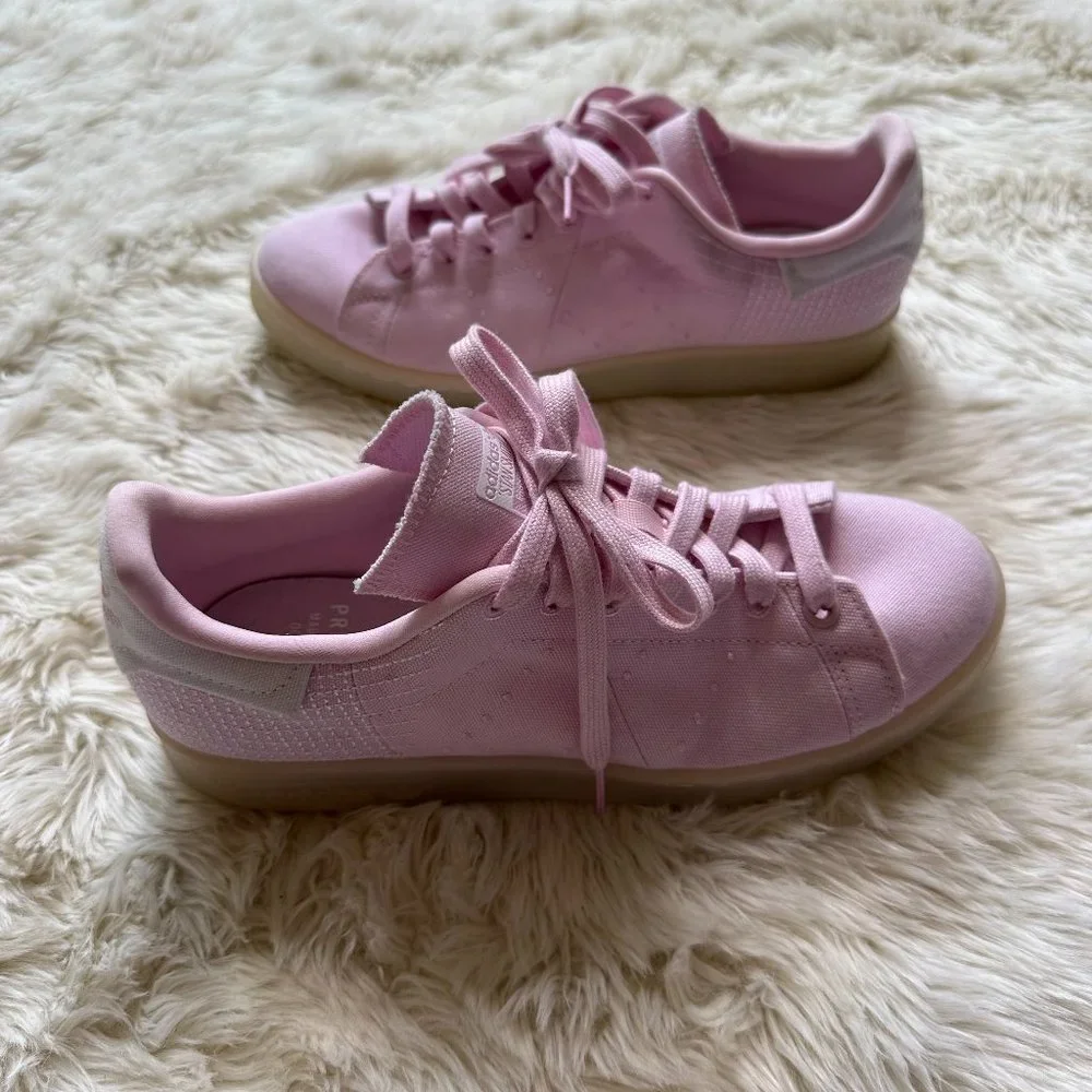 Adidas Stan Smith Pink Sneakers Women's 6.5 - Picture 2 of 8